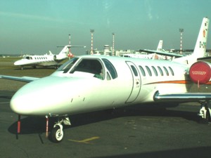 Flugzeug Learjet